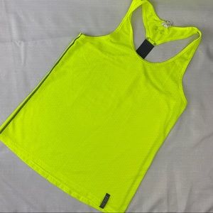 Under Armor- Neon racerback running top